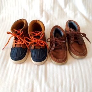 Osh Kosh And Carters Boys shoes 2 pair Size 9 And 10